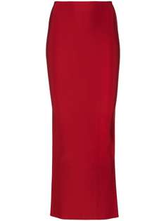 Herve L. Leroux юбка макси с завышенной талией