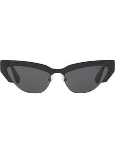 Miu Miu Eyewear солнцезащитные очки в оправе кошачий глаз