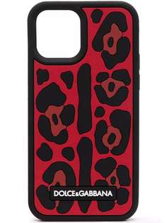 Dolce & Gabbana чехол для iPhone 12 Pro Max с леопардовым принтом