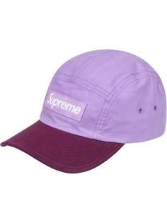 Supreme вощеная кепка