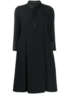 Balenciaga Pre-Owned платье-рубашка свободного кроя со складками