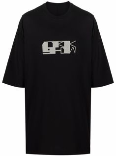 Rick Owens футболка оверсайз с логотипом
