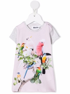 Molo платье Jungle Birds с графичным принтом