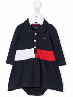 Tommy Hilfiger Junior платье-рубашка с логотипом