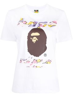 A BATHING APE® футболка с логотипом Bape
