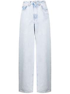 Off-White джинсы свободного кроя с полосками Diag