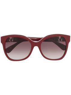 Max Mara массивные солнцезащитные очки в оправе кошачий глаз