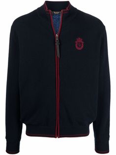 Billionaire джемпер на молнии с вышивкой Crest