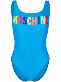 Moschino купальник с логотипом