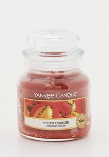 Свеча ароматическая Yankee Candle Пряный апельсин Spiced orange 104 г. / 25-45 часов