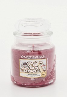 Свеча ароматическая Yankee Candle Австрийское печенье с джемом, 411 г. / 65-90 часов