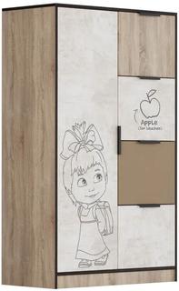 Комод высокий Маша и Медведь Loft Smart