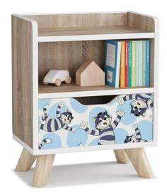 Тумба прикроватная Скандинавик Простоквашино на ножках sky кот Smart