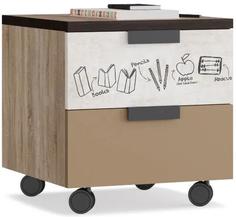 Тумба прикроватная на колесиках Маша и Медведь Loft Smart