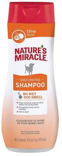 Шампунь Natures Miracle &quot;Shed Control&quot; для собак, против линьки, с контролем запаха, 473мл