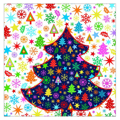 Салфетки с дизайном салфетки PAP STAR Разноцветная елка 3-сл. 33х33см 20шт.