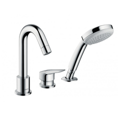 Смеситель для ванны hansgrohe logis 71313000 на 3 отверстия 00000035200
