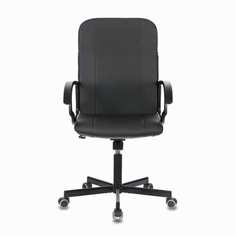 Кресло руководителя компьютерное рабочее офисное/для дома brabix simple ex-521, экокожа, черное 532103