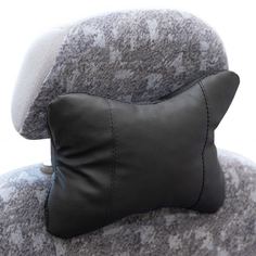 Подушка на подголовник skyway 25*18 кожа иск. черная s08001010