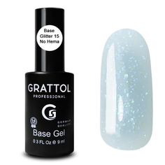 Grattol, База Rubber Glitter №15