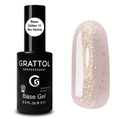 Grattol, База Rubber Glitter №11
