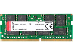 Модуль памяти Kingston DDR4 SO-DIMM 2400MHz PC19200 - 16Gb KVR24S17D8/16