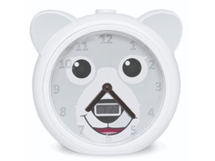Часы Zazu Медвежонок Бобби White ZA-BOBBY-01 - будильник для тренировки сна