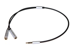 Аксессуар Kromatech Разветвитель для 2 наушников Jack 3.5mm 07149b001