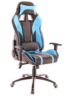Компьютерное кресло Everprof Lotus S16 экокожа Light Blue-Black