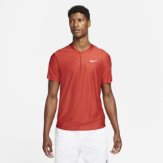 Мужская теннисная рубашка-поло NikeCourt Dri-FIT Advantage - Красный
