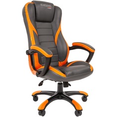 Компьютерное кресло Chairman game 22 Grey/Orange