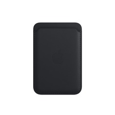 Чехол для смартфона Apple iPhone кожаный бумажник MagSafe Find My, тёмная ночь