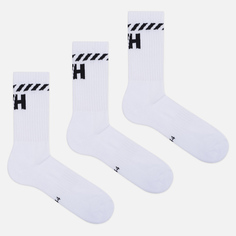 Комплект носков Helly Hansen 3-Pack Sport, цвет белый, размер 42-44 EU