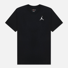 Мужская футболка Jordan Jumpman Embroidered Crew, цвет чёрный, размер XXL