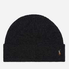 Шапка Polo Ralph Lauren Extrafine Merino Wool, цвет серый