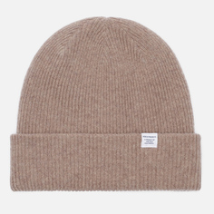 Шапка Norse Projects Norse Beanie, цвет бежевый