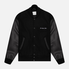 Мужская куртка бомбер MKI Miyuki-Zoku College Varsity, цвет чёрный