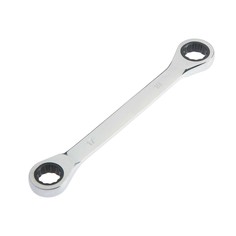 Ключ накидной трещоточный тундра, crv, полированный, 72 зуба, 17 х 19 мм Tundra