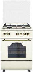 Газовая плита De luxe 606040.24г 006 беж. Ретро