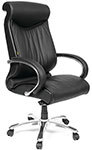 Офисное кресло Chairman 420 WD кожа черная