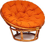 Кресло Tetchair PAPASAN 23/01 W /с подушкой/ Cognac (коньяк) ткань Оранжевый С 23 13735