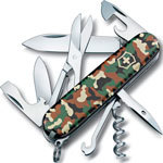 Нож перочинный Victorinox Climber 91 мм 14 функций зелёный камуфляж