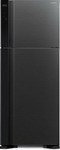 Двухкамерный холодильник Hitachi R-V 542 PU7 BBK чёрный бриллиант