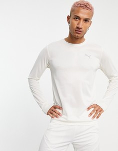 Лонгслив белого цвета Puma Running Favorite-Белый