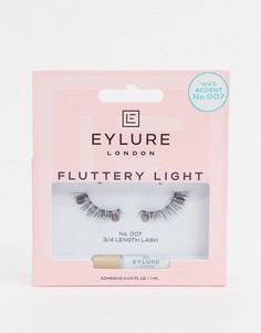 Накладные ресницы длиной 3/4 Eylure Lashes Accent - 007-Черный цвет