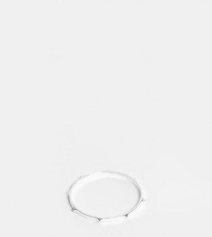 Кольцо из стерлингового серебра с шипами Kingsley Ryan Curve-Серебристый