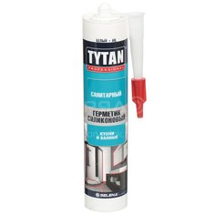 Герметик силиконовый, санитарный, Tytan, 71552, 280 мл, белый