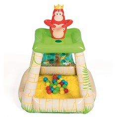 Игровой центр 86х86х107 см, Джунгли, с мячами, Bestway, 52266