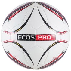 Мяч футбольный №5 Ecos Pro Hybrid Embossed 003997 красный