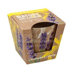 Свеча ароматизированная, 9х7.5 см, в стакане, Bartek Candles, Природа и гармония